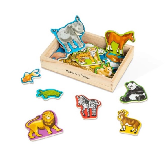 NWT Melissa & Doug wooden animal magnets - Picture 1 of 5